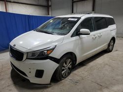 Salvage cars for sale at Hurricane, WV auction: 2016 KIA Sedona LX