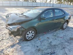 Carros salvage a la venta en subasta: 2015 Toyota Corolla ECO