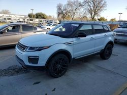 Salvage cars for sale at Sacramento, CA auction: 2016 Land Rover Range Rover Evoque HSE