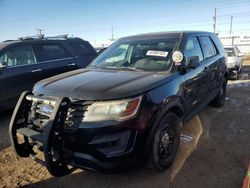 Salvage cars for sale from Copart Elgin, IL: 2016 Ford Explorer Police Interceptor