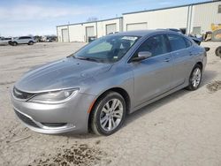 Salvage cars for sale at Kansas City, KS auction: 2016 Chrysler 200 Limited