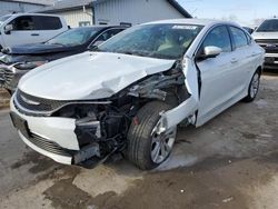 Salvage cars for sale at Pekin, IL auction: 2017 Chrysler 200 Limited