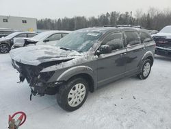 Salvage cars for sale from Copart Ontario Auction, ON: 2015 Dodge Journey SE