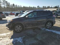 Salvage cars for sale at Windham, ME auction: 2016 Toyota Rav4 LE