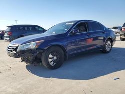 Salvage cars for sale at Wilmer, TX auction: 2012 Honda Accord LX