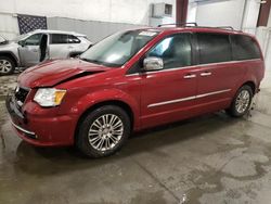 Salvage cars for sale at Avon, MN auction: 2013 Chrysler Town & Country Touring L