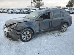 Salvage cars for sale at Woodhaven, MI auction: 2011 Subaru Outback 2.5I Premium