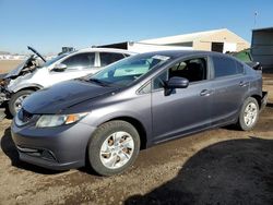 Salvage cars for sale at Brighton, CO auction: 2014 Honda Civic LX