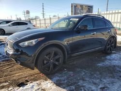 Salvage cars for sale at Chicago Heights, IL auction: 2017 Infiniti QX70