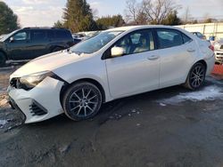 Salvage cars for sale at auction: 2017 Toyota Corolla L