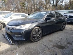 Salvage cars for sale at Austell, GA auction: 2016 Honda Accord Sport