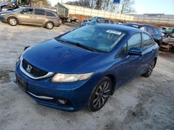 Salvage cars for sale at Spartanburg, SC auction: 2015 Honda Civic EXL