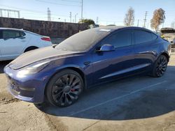 Salvage cars for sale at Wilmington, CA auction: 2023 Tesla Model 3