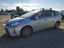 Salvage cars for sale from Copart Martinez, CA: 2017 Toyota Prius V