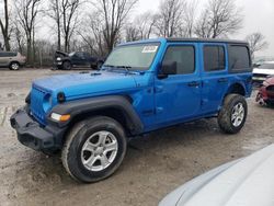 Salvage cars for sale at Cicero, IN auction: 2022 Jeep Wrangler Unlimited Sport