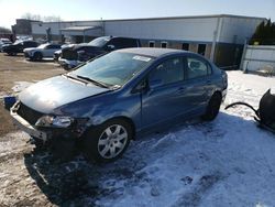 Salvage cars for sale at New Britain, CT auction: 2008 Honda Civic LX