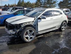 Mercedes-Benz gla 250 4matic salvage cars for sale: 2015 Mercedes-Benz GLA 250 4matic