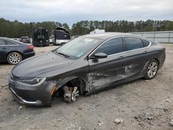 Salvage cars for sale at Florence, MS auction: 2015 Chrysler 200 Limited