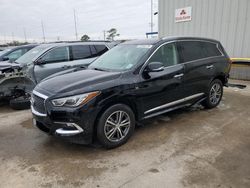 Salvage cars for sale at New Orleans, LA auction: 2017 Infiniti QX60