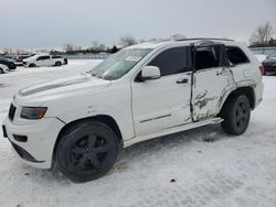 Salvage cars for sale at London, ON auction: 2015 Jeep Grand Cherokee Overland