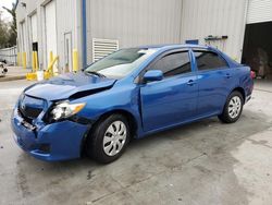 Salvage cars for sale at Savannah, GA auction: 2010 Toyota Corolla Base