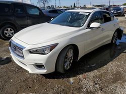 Salvage cars for sale at Los Angeles, CA auction: 2023 Infiniti Q50 Luxe