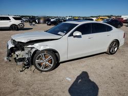 Salvage cars for sale at Houston, TX auction: 2017 Volvo S90 T5 Momentum