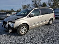 Salvage cars for sale at Riverview, FL auction: 2013 Chrysler Town & Country Touring