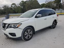 Salvage cars for sale from Copart Fort Pierce, FL: 2017 Nissan Pathfinder S