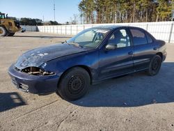 Salvage cars for sale from Copart Dunn, NC: 2002 Chevrolet Cavalier Base