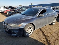 Salvage cars for sale at Woodhaven, MI auction: 2017 Chevrolet Malibu LT