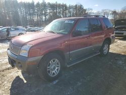 Salvage cars for sale at North Billerica, MA auction: 2004 Mercury Mountaineer