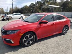 Salvage cars for sale at Savannah, GA auction: 2019 Honda Civic LX