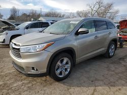 Salvage cars for sale at Wichita, KS auction: 2016 Toyota Highlander Limited