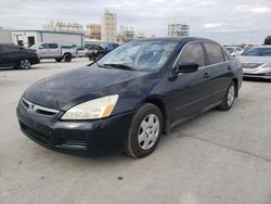 Salvage cars for sale from Copart New Orleans, LA: 2006 Honda Accord LX