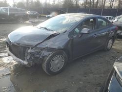 Salvage cars for sale at auction: 2012 Honda Civic HF