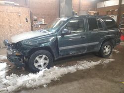 Salvage cars for sale from Copart Ebensburg, PA: 2005 Chevrolet Trailblazer LS