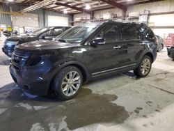 Salvage cars for sale at Eldridge, IA auction: 2014 Ford Explorer Limited