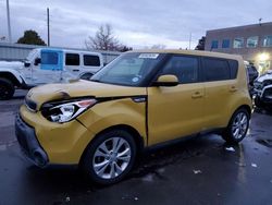 Salvage cars for sale at Littleton, CO auction: 2015 KIA Soul +