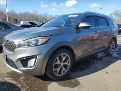 Salvage cars for sale at East Granby, CT auction: 2016 KIA Sorento SX