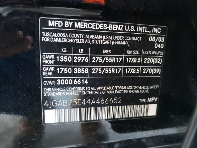 2004 Mercedes-Benz ML 500