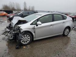 Toyota salvage cars for sale: 2012 Toyota Prius PLUG-IN