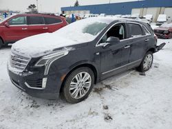 Salvage cars for sale at Woodhaven, MI auction: 2017 Cadillac XT5 Premium Luxury