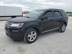 Salvage cars for sale at Arcadia, FL auction: 2018 Ford Explorer XLT