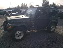 Jeep salvage cars for sale: 1997 Jeep Wrangler / TJ Sahara