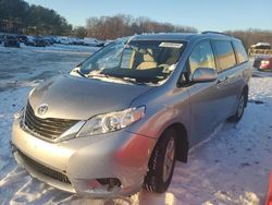 Salvage cars for sale at Windsor, NJ auction: 2013 Toyota Sienna LE