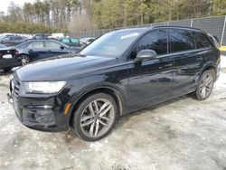 Salvage cars for sale at Waldorf, MD auction: 2018 Audi Q7 Prestige