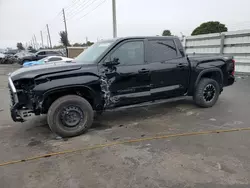 Salvage cars for sale from Copart Miami, FL: 2022 Toyota Tundra Crewmax SR