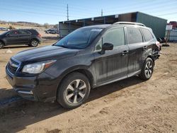 Salvage cars for sale at Colorado Springs, CO auction: 2018 Subaru Forester 2.5I Premium