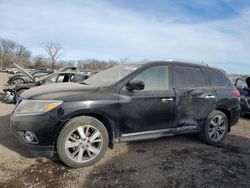 Salvage cars for sale at Des Moines, IA auction: 2013 Nissan Pathfinder S